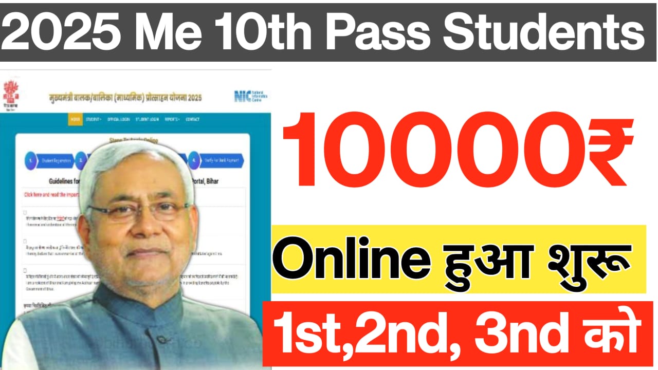 10th pass 10000 Scholarship