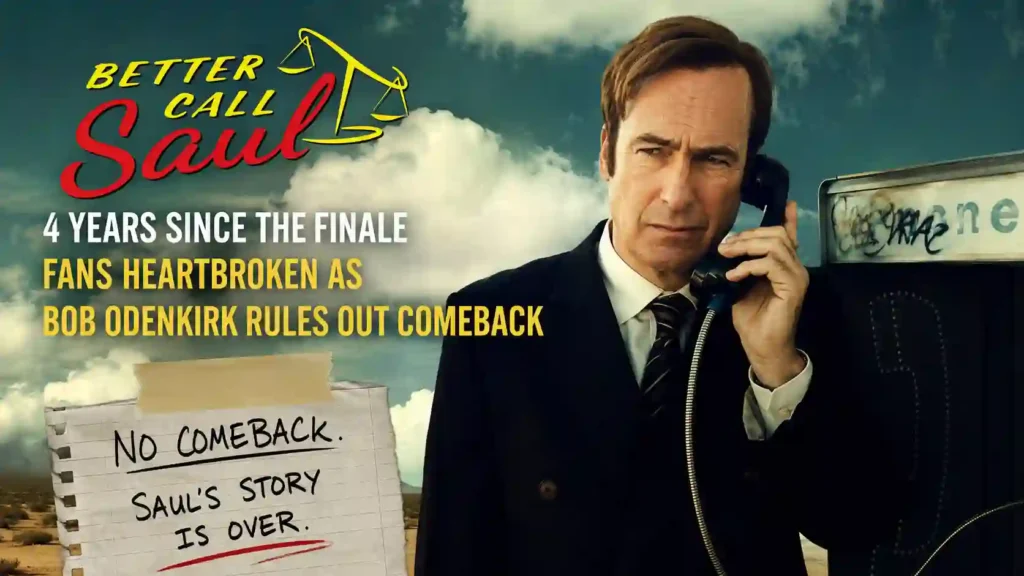 Better Call Saul Fans Heartbroken as Bob Odenkirk Rules Out Comeback