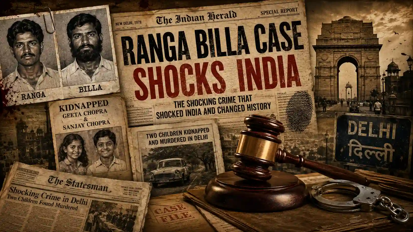 Ranga Billa Case Story: The Shocking Crime That Shocked India and Changed History